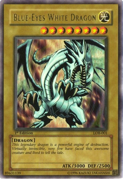 Blue-Eyes White Dragon [LOB-001] Ultra Rare | Exor Games Dartmouth