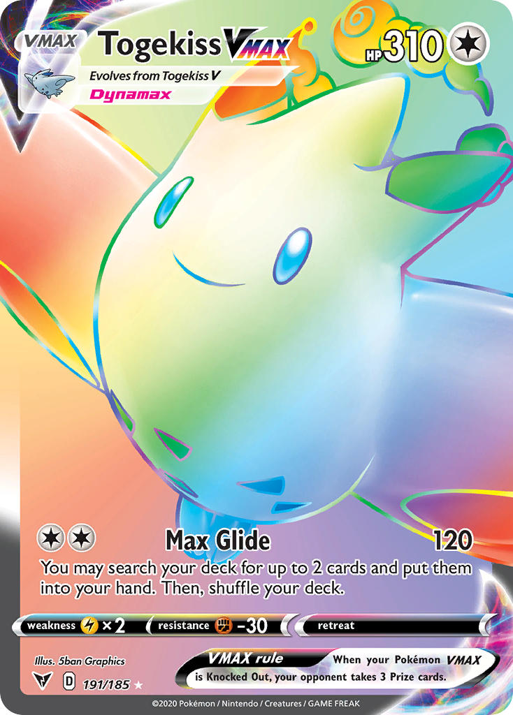 Togekiss VMAX (191/185) [Sword & Shield: Vivid Voltage] | Exor Games Dartmouth