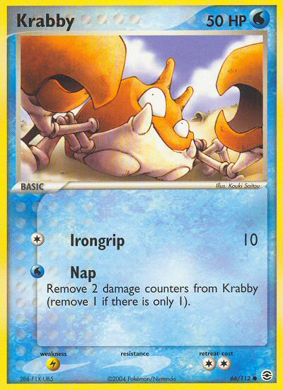 Krabby (66/112) [EX: FireRed & LeafGreen] | Exor Games Dartmouth