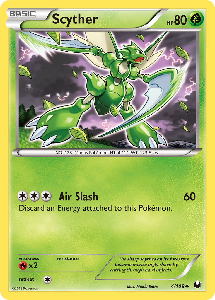 Scyther (4/108) [Black & White: Dark Explorers] | Exor Games Dartmouth