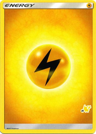 Lightning Energy (Pikachu Stamp #21) [Battle Academy 2020] | Exor Games Dartmouth