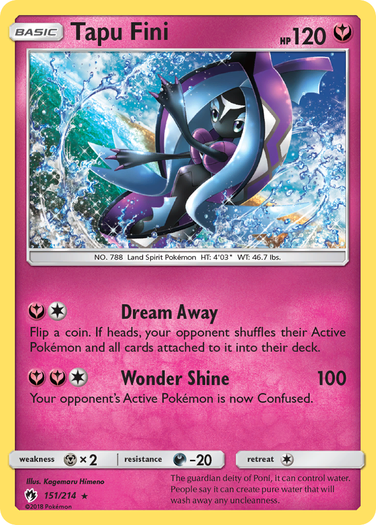 Tapu Fini (151/214) [Sun & Moon: Lost Thunder] | Exor Games Dartmouth