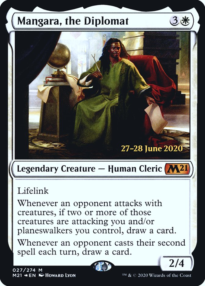 Mangara, the Diplomat  [Core Set 2021 Prerelease Promos] | Exor Games Dartmouth