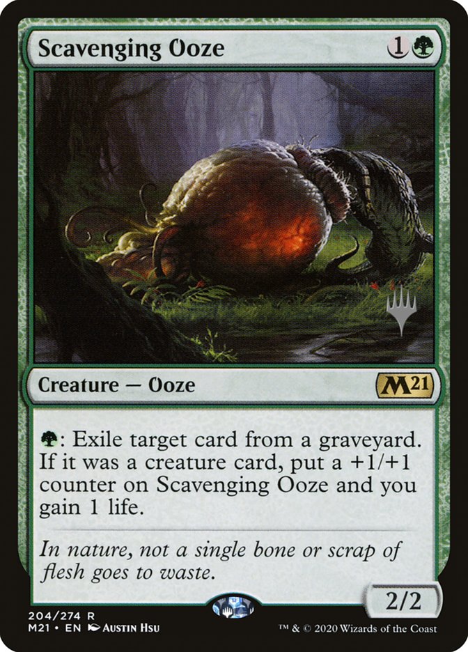 Scavenging Ooze (Promo Pack) [Core Set 2021 Promos] | Exor Games Dartmouth