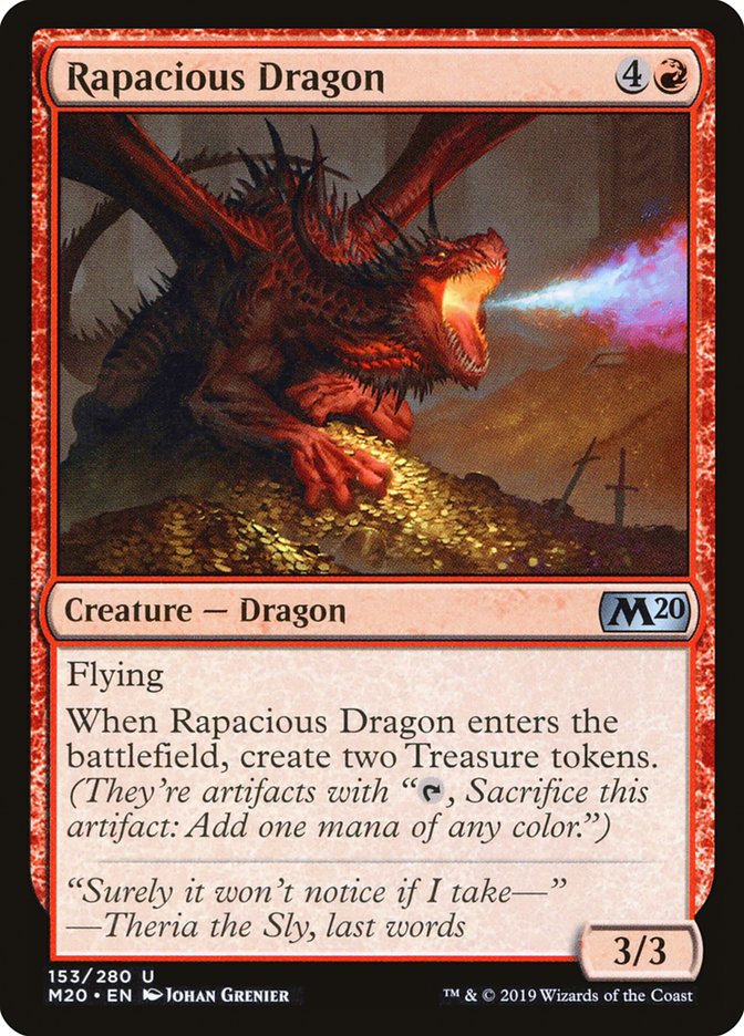 Rapacious Dragon [Core Set 2020] | Exor Games Dartmouth