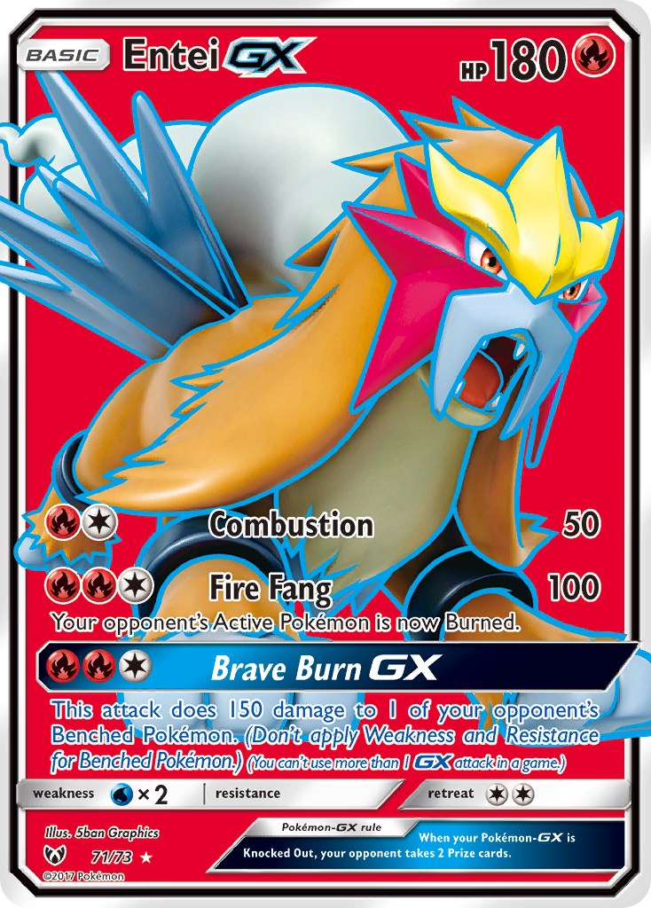 Entei GX (71/73) [Sun & Moon: Shining Legends] | Exor Games Dartmouth