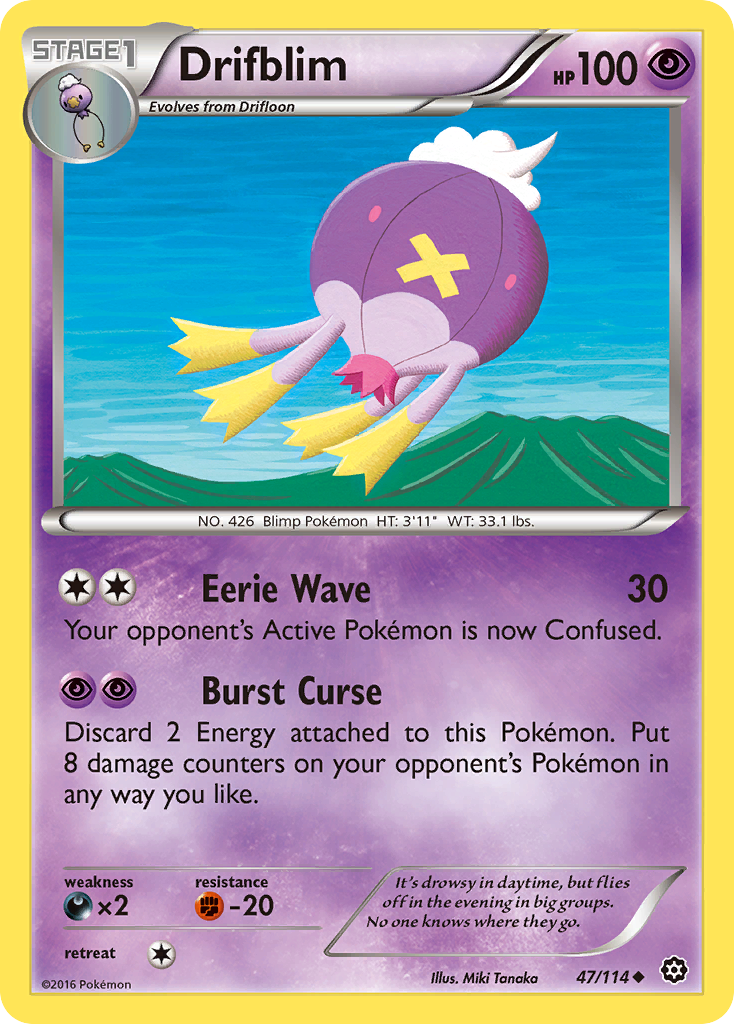 Drifblim (47/114) [XY: Steam Siege] | Exor Games Dartmouth