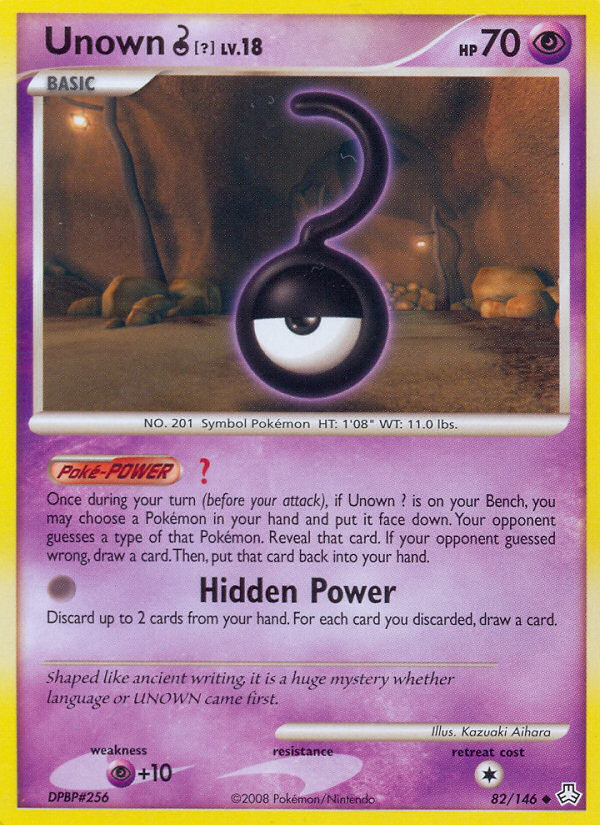 Unown ? (82/146) [Diamond & Pearl: Legends Awakened] | Exor Games Dartmouth