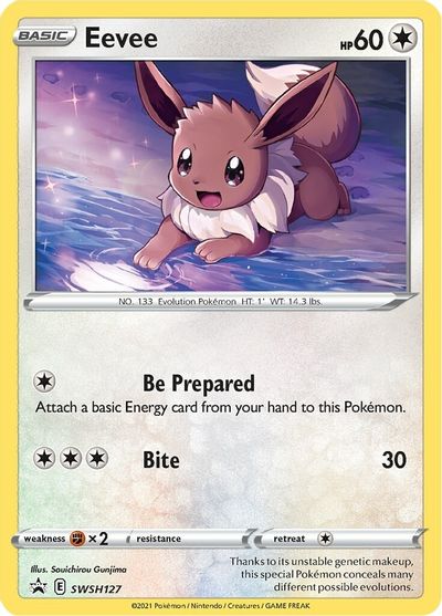 Eevee (SWSH127) [Sword & Shield: Black Star Promos] | Exor Games Dartmouth