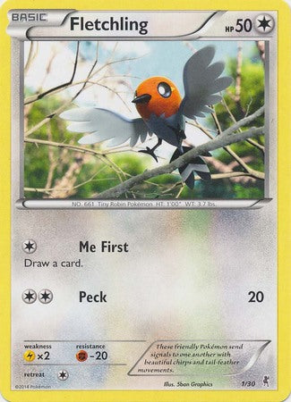 Fletchling (1/30) [XY: Trainer Kit 1 - Bisharp] | Exor Games Dartmouth