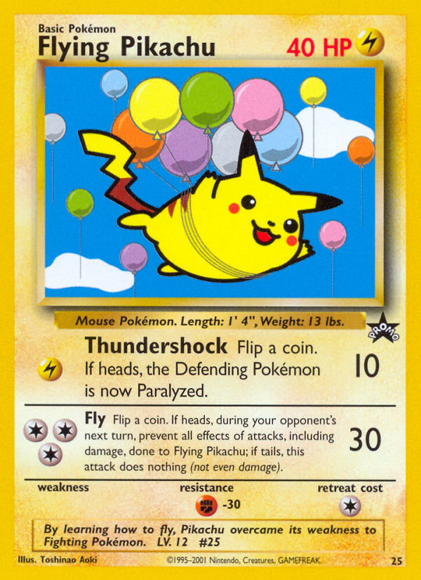 Flying Pikachu (25) [Wizards of the Coast: Black Star Promos] | Exor Games Dartmouth