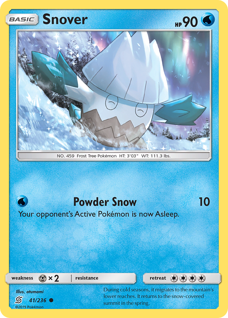 Snover (41/236) [Sun & Moon: Unified Minds] | Exor Games Dartmouth