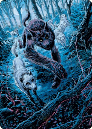 Untamed Pup Art Card [Innistrad: Midnight Hunt Art Series] | Exor Games Dartmouth