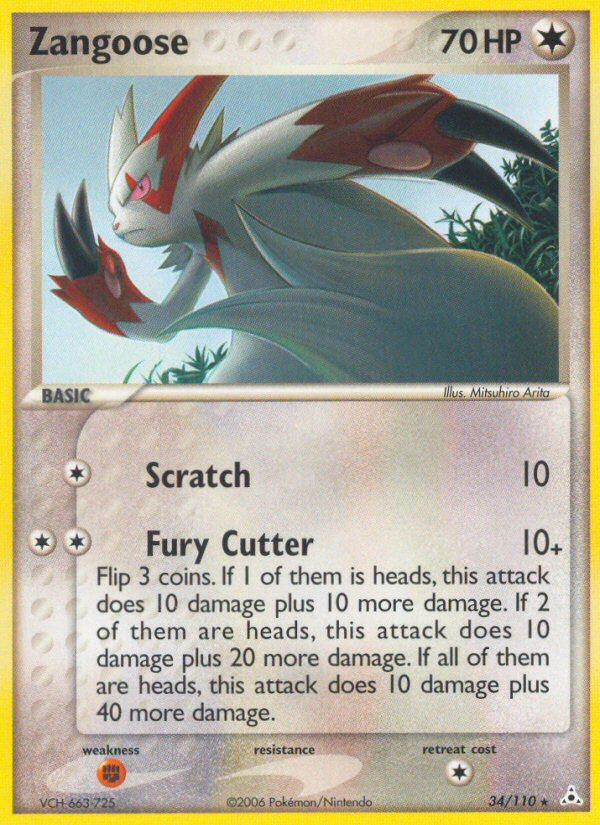 Zangoose (34/110) [EX: Holon Phantoms] | Exor Games Dartmouth