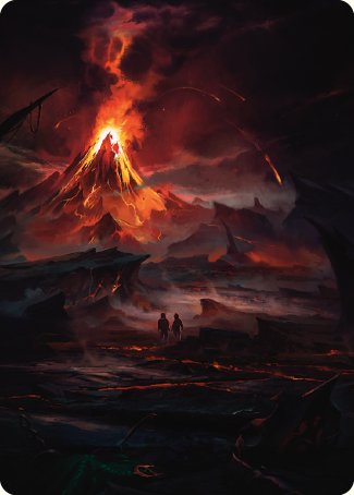 Valley of Gorgoroth Art Card [The Lord of the Rings: Tales of Middle-earth Art Series] | Exor Games Dartmouth