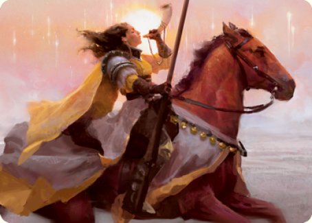 Sunrise Cavalier Art Card [Innistrad: Midnight Hunt Art Series] | Exor Games Dartmouth