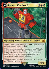 Blaster, Combat DJ // Blaster, Morale Booster [Universes Beyond: Transformers] | Exor Games Dartmouth