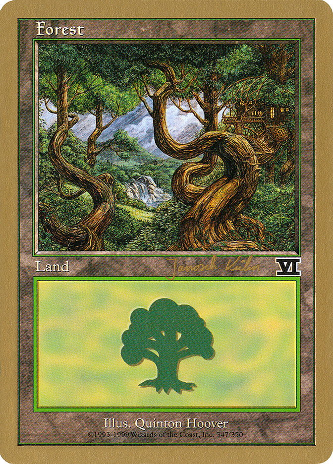 Forest (jk347) (Janosch Kuhn) [World Championship Decks 2000] | Exor Games Dartmouth