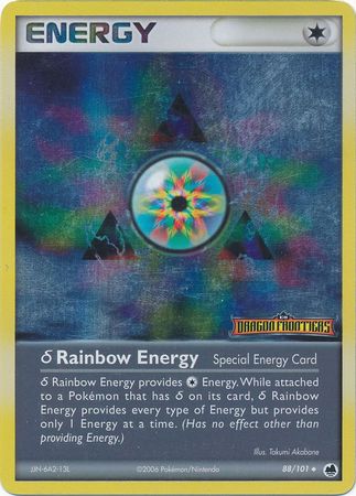 Rainbow Energy (88/101)(Delta Species) (Stamped) [EX: Dragon Frontiers] | Exor Games Dartmouth