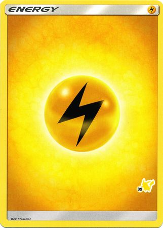 Lightning Energy (Pikachu Stamp #39) [Battle Academy 2020] | Exor Games Dartmouth