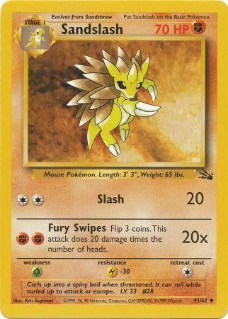 Sandslash (41/62) [Fossil Unlimited] | Exor Games Dartmouth