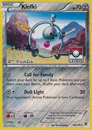 Klefki (66/119) (League Promo 2nd Place) [XY: Phantom Forces] | Exor Games Dartmouth