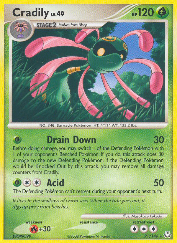 Cradily (21/146) [Diamond & Pearl: Legends Awakened] | Exor Games Dartmouth