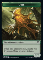 Ooze (026) // Treasure (015) Double-sided Token [Streets of New Capenna Commander Tokens] | Exor Games Dartmouth