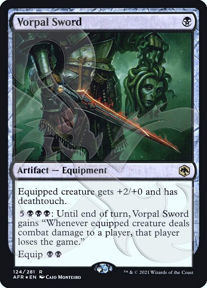 Vorpal Sword (Ampersand Promo) [Dungeons & Dragons: Adventures in the Forgotten Realms Promos] | Exor Games Dartmouth