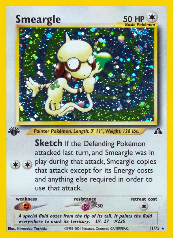 Smeargle (11/75) [Neo Discovery 1st Edition] | Exor Games Dartmouth