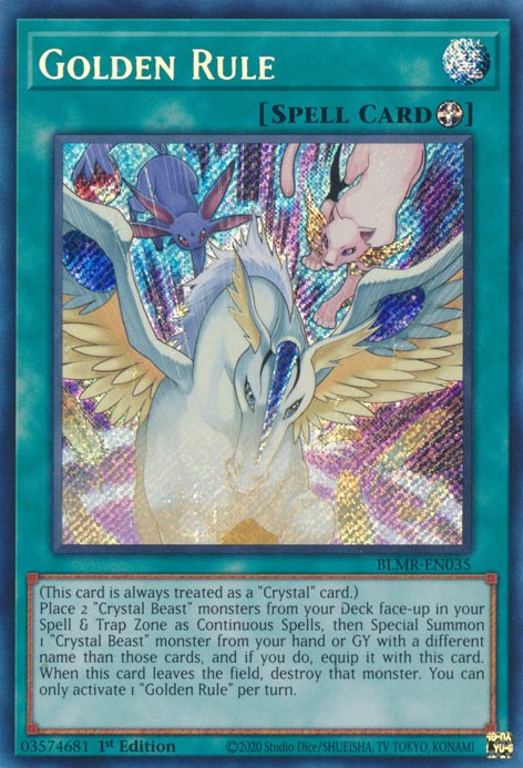 Golden Rule [BLMR-EN035] Secret Rare | Exor Games Dartmouth