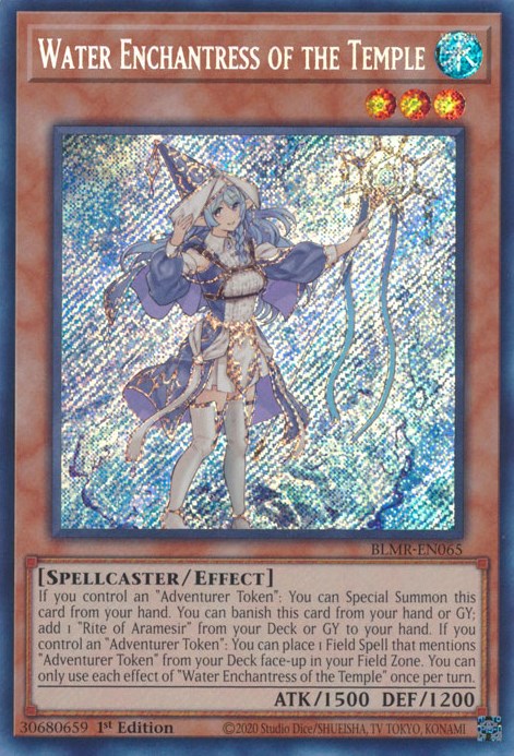 Water Enchantress of the Temple [BLMR-EN065] Secret Rare | Exor Games Dartmouth