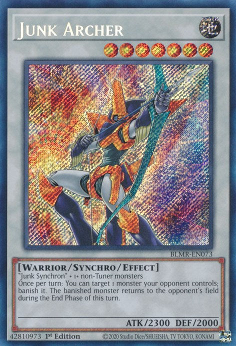 Junk Archer [BLMR-EN073] Secret Rare | Exor Games Dartmouth