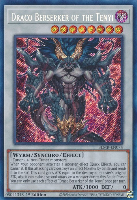 Draco Berserker of the Tenyi [BLMR-EN074] Secret Rare | Exor Games Dartmouth