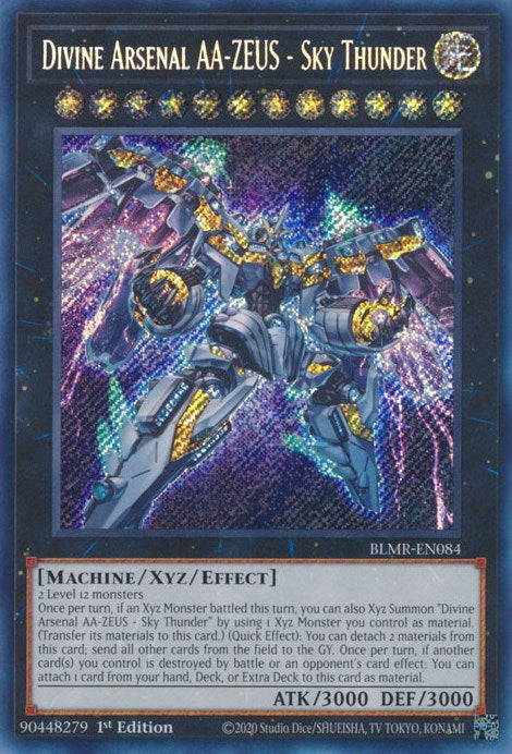 Divine Arsenal AA-ZEUS - Sky Thunder [BLMR-EN084] Secret Rare | Exor Games Dartmouth