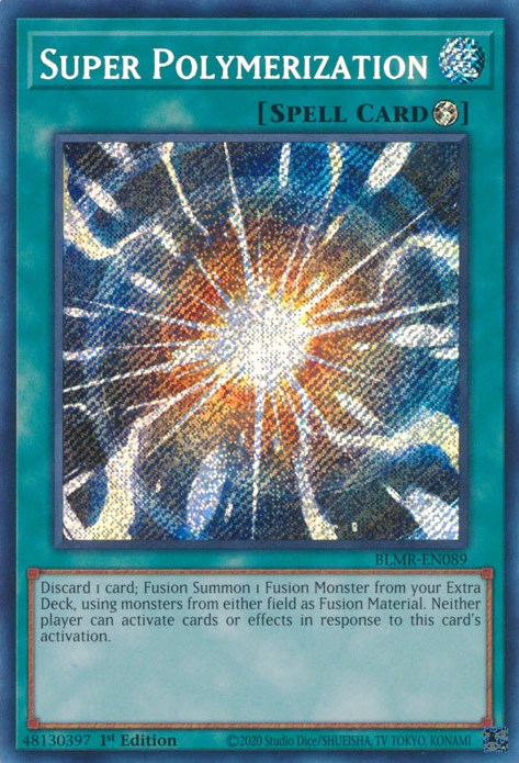 Super Polymerization [BLMR-EN089] Secret Rare | Exor Games Dartmouth
