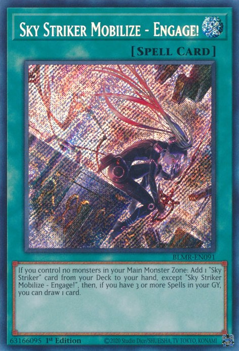 Sky Striker Mobilize - Engage! [BLMR-EN091] Secret Rare | Exor Games Dartmouth