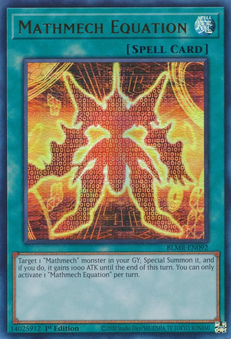 Mathmech Equation [BLMR-EN092] Ultra Rare | Exor Games Dartmouth