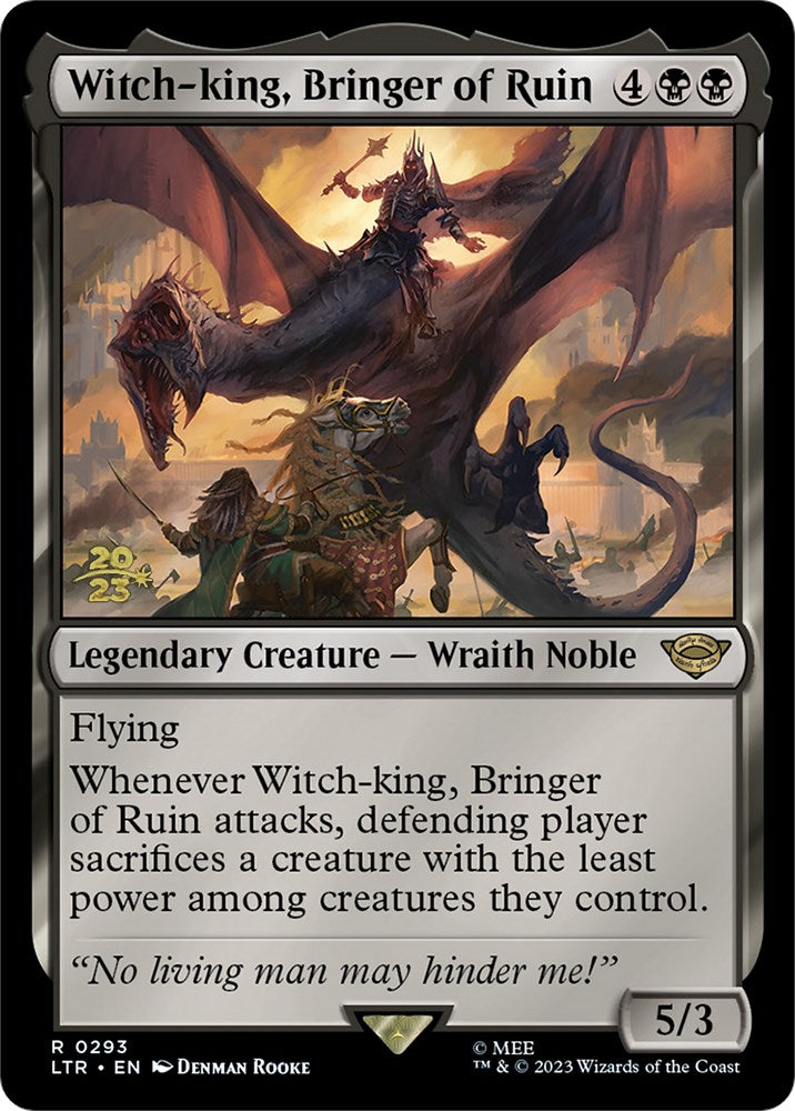 Witch-king, Bringer of Ruin [The Lord of the Rings: Tales of Middle-Earth Prerelease Promos] | Exor Games Dartmouth