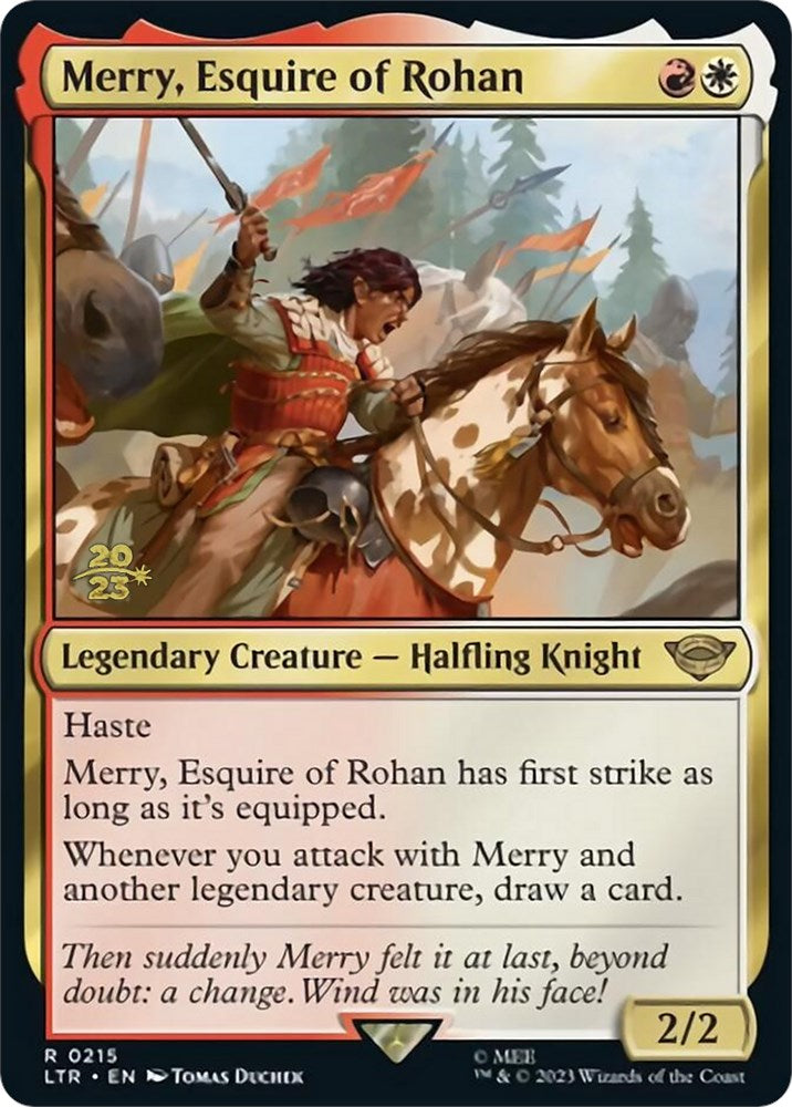 Merry, Esquire of Rohan [The Lord of the Rings: Tales of Middle-Earth Prerelease Promos] | Exor Games Dartmouth