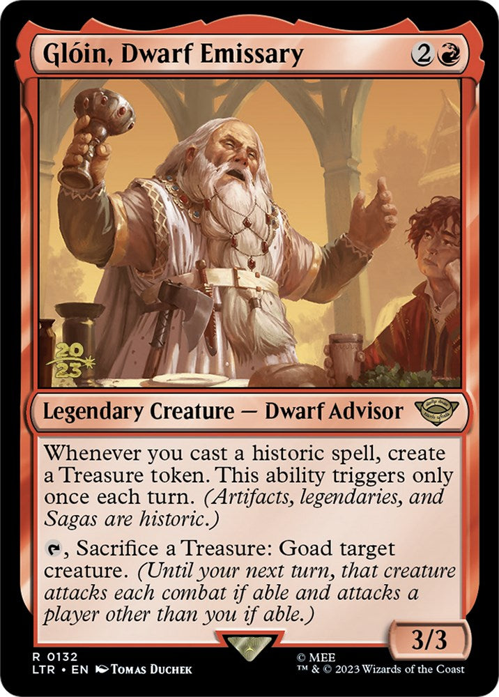 Gloin, Dwarf Emissary [The Lord of the Rings: Tales of Middle-Earth Prerelease Promos] | Exor Games Dartmouth