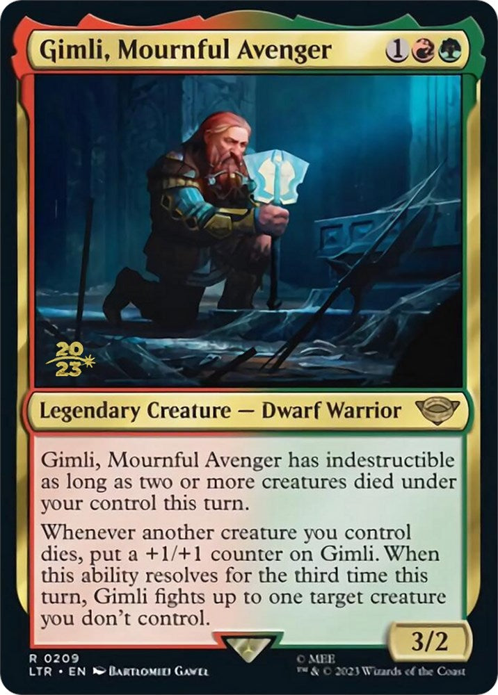 Gimli, Mournful Avenger [The Lord of the Rings: Tales of Middle-Earth Prerelease Promos] | Exor Games Dartmouth