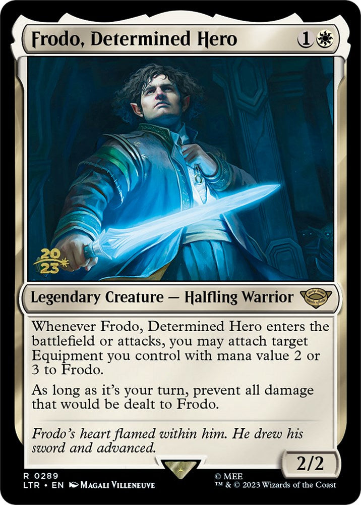 Frodo, Determined Hero [The Lord of the Rings: Tales of Middle-Earth Prerelease Promos] | Exor Games Dartmouth