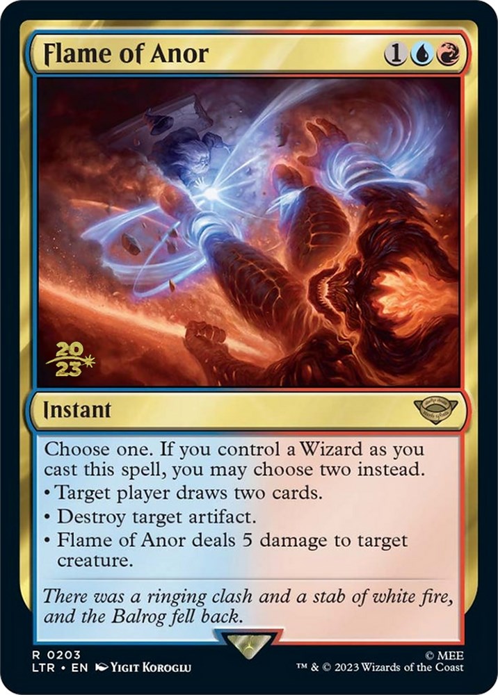 Flame of Anor [The Lord of the Rings: Tales of Middle-Earth Prerelease Promos] | Exor Games Dartmouth