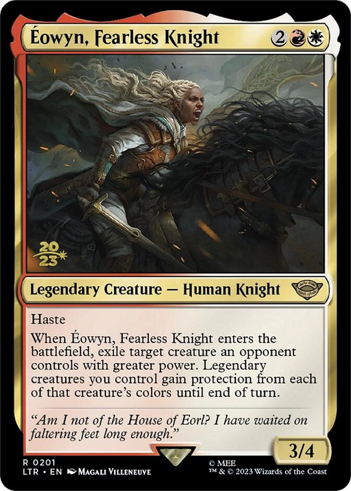 Eowyn, Fearless Knight [The Lord of the Rings: Tales of Middle-Earth Prerelease Promos] | Exor Games Dartmouth