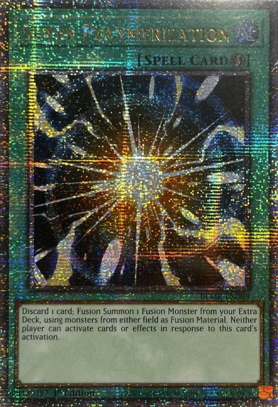 Super Polymerization [BLMR-EN089] Quarter Century Secret Rare | Exor Games Dartmouth