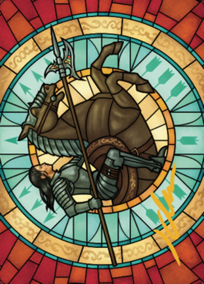 Tori D'Avenant, Fury Rider Art Card (Gold-Stamped Signature) [Dominaria United Art Series] | Exor Games Dartmouth