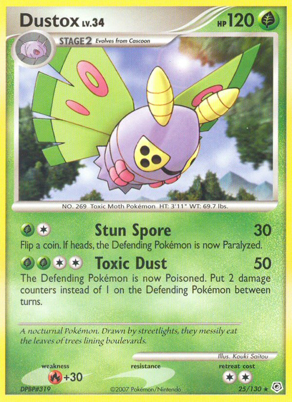 Dustox (25/130) [Diamond & Pearl: Base Set] | Exor Games Dartmouth