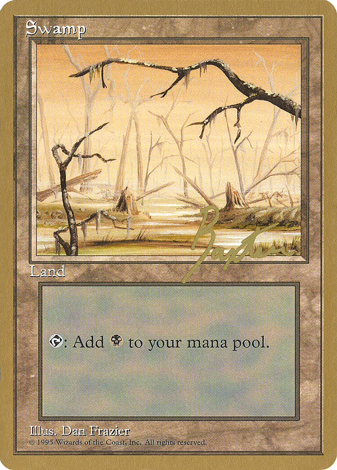 Swamp (gb370) (George Baxter) [Pro Tour Collector Set] | Exor Games Dartmouth