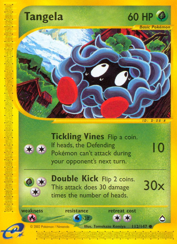 Tangela (112/147) [Aquapolis] | Exor Games Dartmouth